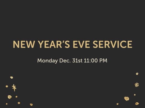 New Years Eve Service