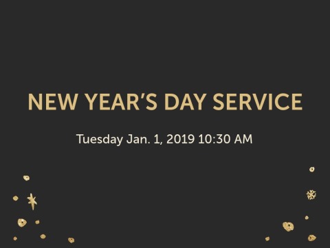 New Year’s Day Service